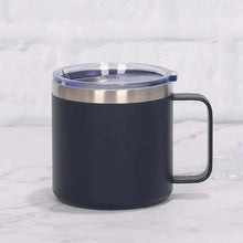 Load image into Gallery viewer, 12oz 14oz Double Wall Vacuum Travel Mug Stainless Steel Insulated Coffee Mug with Handle