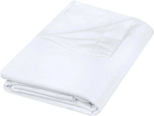 Load image into Gallery viewer, 100% Pure Linen White Hotel Bedding White Stripe Flat Sheet Cotton And King Size Comforter Set Luxury Bed Bedding