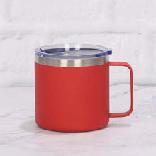 Load image into Gallery viewer, 12oz 14oz Double Wall Vacuum Travel Mug Stainless Steel Insulated Coffee Mug with Handle