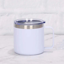 Load image into Gallery viewer, 12oz 14oz Double Wall Vacuum Travel Mug Stainless Steel Insulated Coffee Mug with Handle
